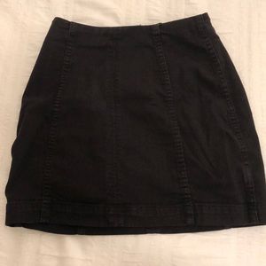 Free people jean skirt